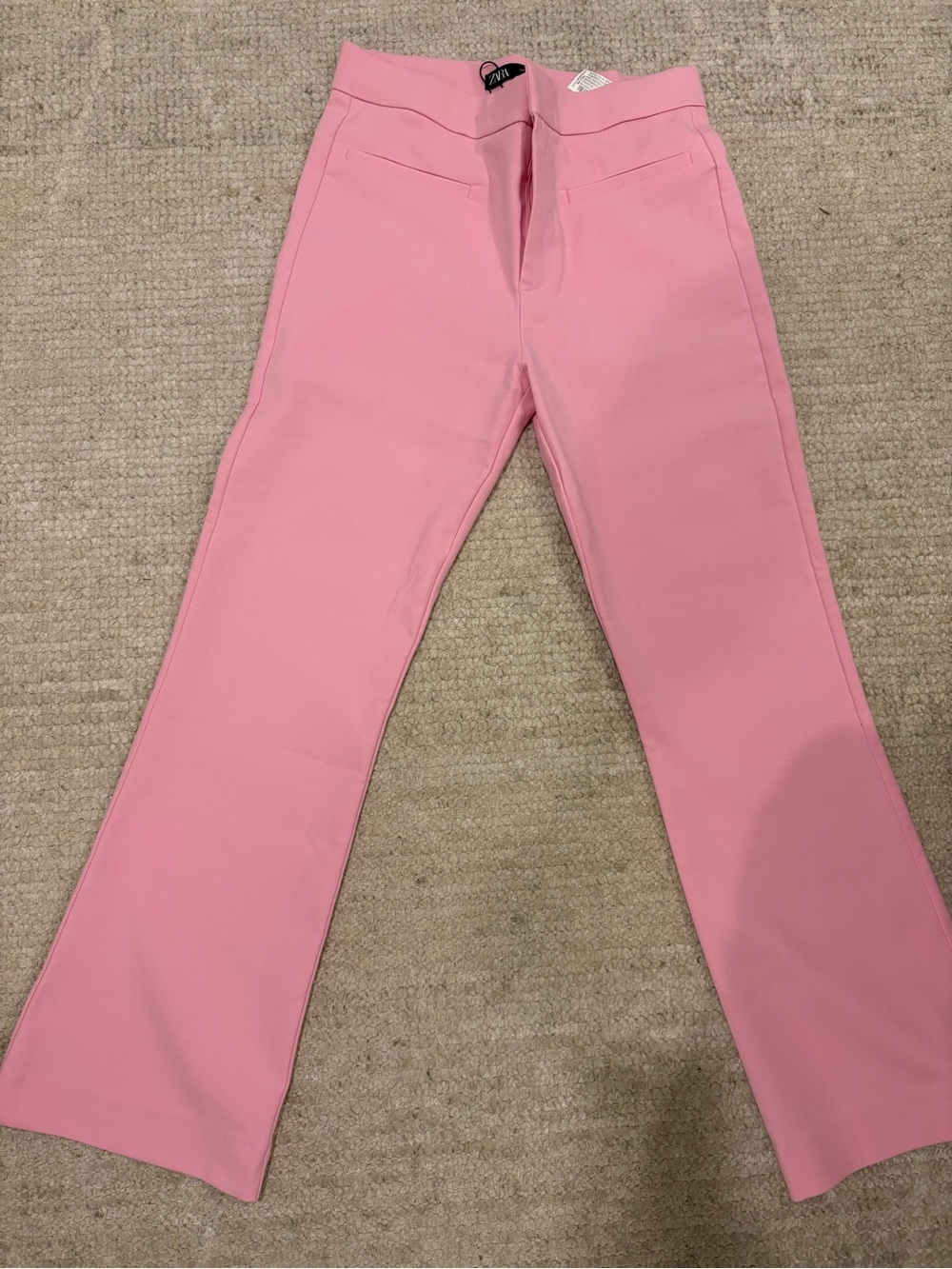 Zara Pink Flare Pants